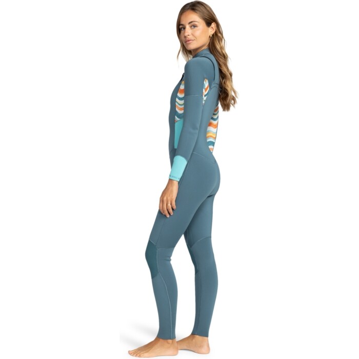 2024 Roxy Mujer Swell Series 3/2mm Chest Zip Neopreno ERJW103122 - Starglazer